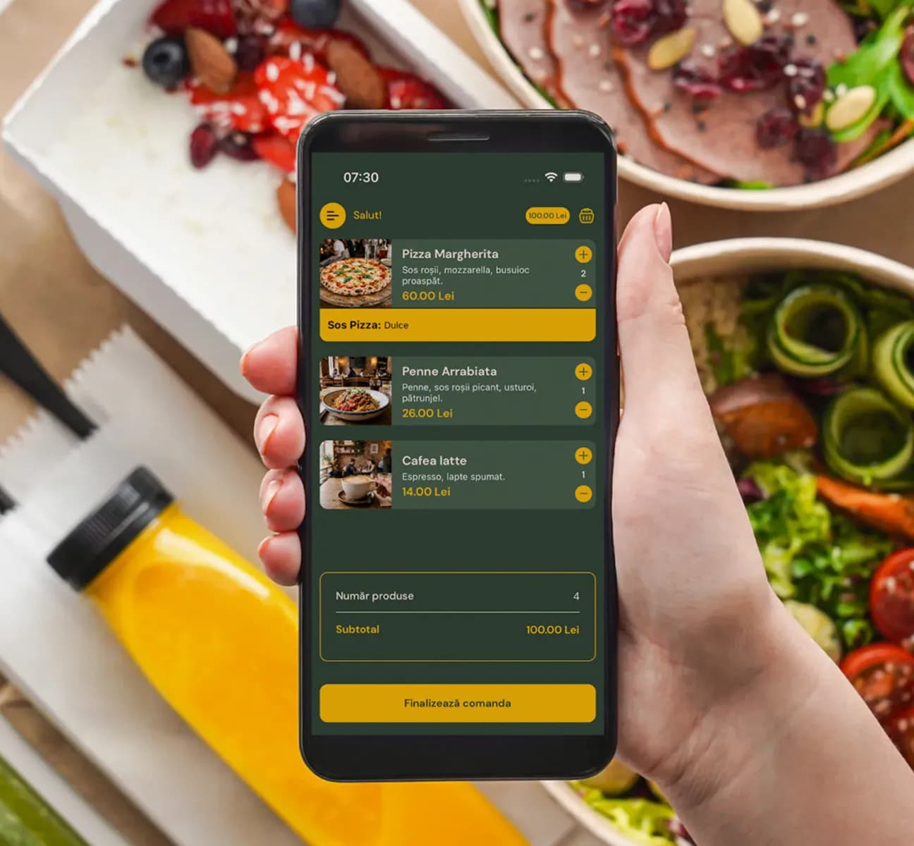 Personalizată complet după restaurantul tău